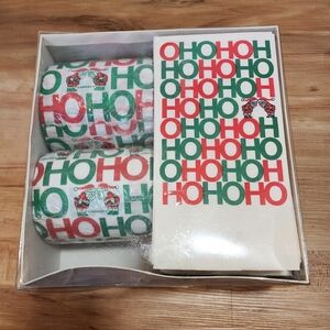 VTG Amscan Christmas Bath Gift Pack 1980's? Toilet Paper & Guest Towels Santa